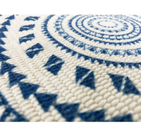 Nouvel ensemble de 6 sets de table et dessous-de-plat modernes en coton tressé de 15 pouces, plus écologiques, durables et imprimés