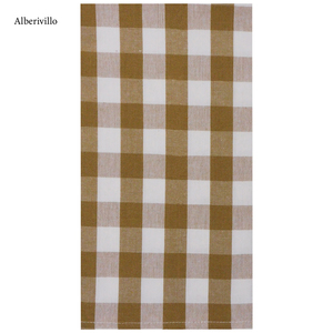 Serviettes de nettoyage en coton en tissu absorbant pour la cuisine à séchage rapide en coton à carreaux de golf torchon de cuisine rouge et blanc - Product Image 6