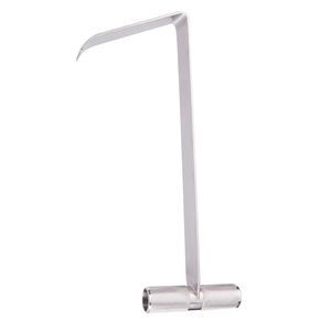 Retractor con mango en T angulado de 5 pulgadas (12.7 cm), longitud del eje de la hoja de 7 pulgadas y 11 pulgadas, Zetomed Pro - Product Image 1