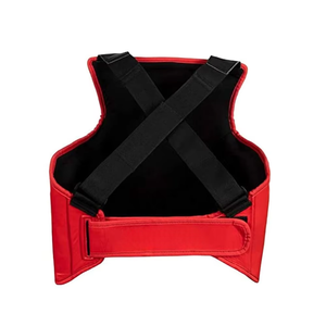 Protège-poitrine en cuir de haute qualité avec logo, couleur et taille personnalisables pour la boxe, le MMA, la lutte, le kickboxing et l'entraînement 2026 - Product Image 4
