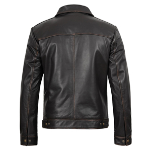 <b>Leather</b> <b>Jacket</b> <b>Men</b> Quality Customize <b>Leather</b> <b>Jacket</b> for <b>Men</b> Slim Fit Style With 100% Original Warm Clothing <b>Leather</b> <b>Jackets</b> - Product Image 2