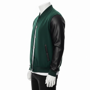 <b>Jacket</b> Sportswear <b>Baseball</b> Coat Unisex Wholesale Custom Made Blank <b>Baseball</b> <b>Bomber</b> <b>Jacket</b> Hip Hop Plus Size Custom <b>Jacket</b> - Product Image 3