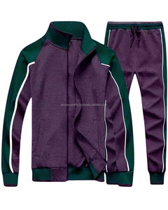 Ensemble de survêtement sport deux pièces pour homme avec logo personnalisé, veste à capuche respirante grande taille et pantalon à cordon de serrage pour fitness, gym et jogging - Product Image 5