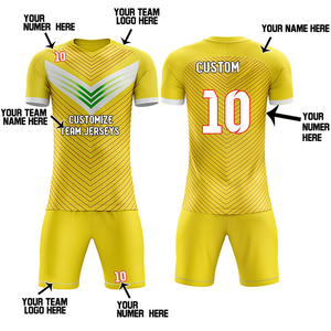 Uniforme de gardien de but de football pour hommes 2025 avec logo personnalisé haut d'entraînement de football à manches courtes et pantalon ensemble de maillot personnalisable - Product Image 2