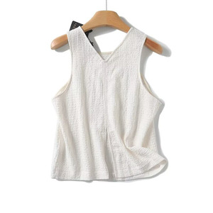 <b>Men's</b> Solid Color Sleeveless Cotton Tank Top Smooth Stretchy Fabric Front Logo Breathable Quick Dry for Flexible Everyday Wear - Product Image 2