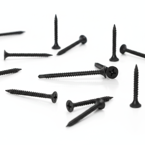 Drywall Screw Phillips Drive Standard Thread <b>Drill</b> Point Self-Drilling Pan Bugle Head Class 8.8 Phosphate Coated Inch/Metric - Product Image 1