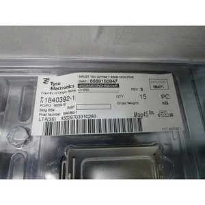 1 lot de 60 composants Tyco Electronics 1840392-1 TE - Équipements et pièces semi-conductrices d'occasion fiables à l'échelle mondiale - Product Image 4