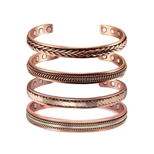 Pure Copper Magnetic <b>Bracelet</b> Benefits <b>Adjustable</b> Cuff <b>Bracelets</b> for Men Women - Product Image 1