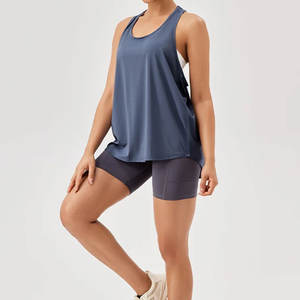 Camiseta sin mangas informal retro con cuello cuadrado para mujer, con espalda en U y acolchado, ideal para capas de verano - Product Image 6