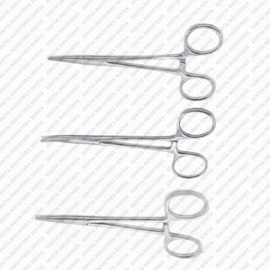 คีมคีบตัดเลือดแบบโค้งตรง 5 นิ้ว ยี่ห้อ Mosquito Forceps  ทำจากเหล็กกล้าไร้สนิม ได้รับการรับรองมาตรฐาน CE  ผลิตตามแบบ OEM - Product Image 5