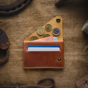 Mini Minimalist Genuine Leather <b>Wallet</b> Slim Card Holder Women Classic Brown Coin Purse Large Capacity Handmade Gift Hasps - Product Image 4