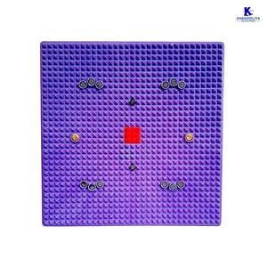 Tapis d'acupression K Star en métal pour le corps entier, soulagement de la douleur, réduction du stress, stimulant de la circulation sanguine, tapis de thérapie relaxant - Product Image 2