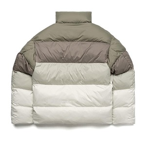 Blouson matelassé à capuche en toile pour homme, style streetwear hiver, séchage rapide, épais, réfléchissant, imperméable, coupe-vent, fermeture éclair, en bambou - Product Image 2