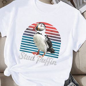 เสื้อยืดผู้หญิง comfit STUD Puffin - Product Image 3