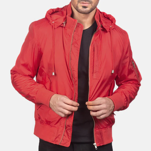 Nueva Chaqueta Bomber Unisex Premium Color Magenta, Chaqueta de Piloto Acolchada para Invierno, Abrigo Casual de Moda con Acolchado Satinado - Product Image 4