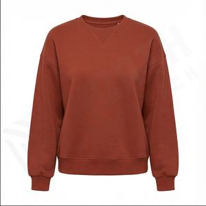 Recién llegado, sudadera informal de alta calidad con cremallera completa, sudadera de algodón orgánico de gran tamaño de primavera 2025 para mujer, sudadera de algodón - Product Image 2