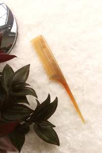 Peigne à cheveux en corne de buffle et de bœuf de haute qualité, Feng Shui religieux, fait main, poli, taille personnalisée, couleur naturelle - Product Image 6