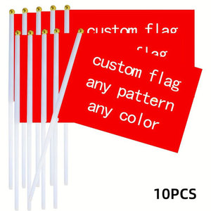 Guirlande de drapeaux internationaux respirants personnalisés, motifs unis, tissu en maille de polypropylène tissé, drapeaux de pays variés - Product Image 4