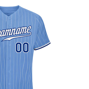 เสื้อเบสบอลโพลีเอสเตอร์ 100% แบบสั่งทำขายส่ง ระบายอากาศ แห้งเร็ว คอวี แขนครึ่งตัว พิมพ์ชื่อทีมตามสั่ง - Product Image 3