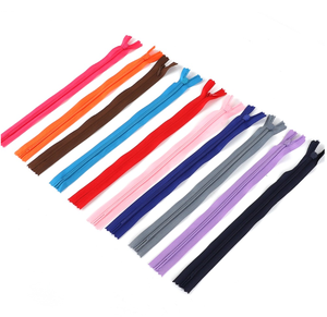 Wholesale Cheap Price All Colors <b>Zippers</b> Custom Nylon <b>Zippers</b> for Clothes Accessories - Product Image 1