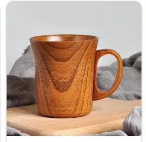 Eco-Friendly Polished Wooden Viking <b>Mug</b> with Hand Carved Engraving and Animal Design-Valentine's Day & Halloween Gift - Product Image 2