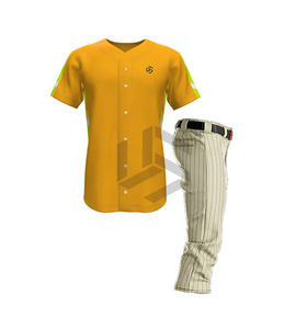 Custom Style and Team Logo <b>Light</b> Weight Sports Wear Quick Dry OEM Service Sublimation Sports Wear Men Women Baseball Uniform - Product Image 4
