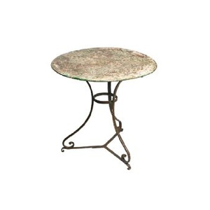 New Arrival Metal Cross Base Round Shaped Top Coffee <b>Table</b> Decorative Furniture Beside <b>Table</b> <b>for</b> Home Office Living Room - Product Image 1