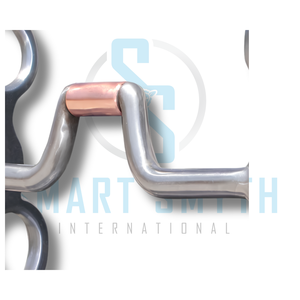 SMART SMYTH INTL Mors de pâturage western gravé en acier inoxydable avec rouleau en laiton pour l'équitation - Product Image 3