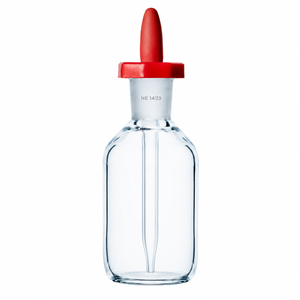 Borosilicate Glass <b>Dropper</b> <b>Bottle</b> Clear Laboratory Reagent Flask 30ML - Product Image 1