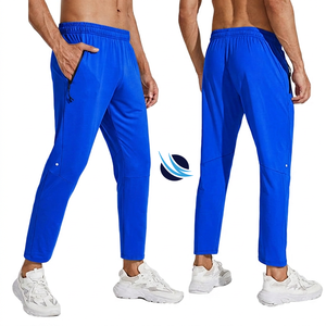 Pantalon de sport décontracté léger pour homme, coupe droite ample, en toile respirante et très élastique, idéal pour le fitness et la course en extérieur - Product Image 3