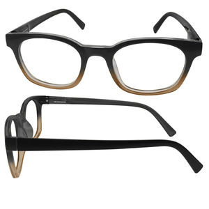 Nouvelles montures de lunettes carrées en plastique classiques et populaires pour hommes et femmes, vente en gros - Product Image 4