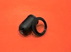 Soporte de rosca completa ALC E-27 de 2 núcleos, negro - Product Image 3