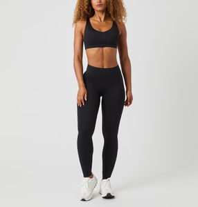 Conjunto Deportivo de Sujetador Deportivo Sin Costuras y Leggings de Cintura Alta para Mujer, para Entrenamiento Físico, Gimnasio y Estilo de Vida Activo - Product Image 1