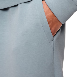 Men's Light Blue Fleece Sweatpants Wide Leg Relaxed Fit Casual <b>Trousers</b> <b>Elastic</b> <b>Waist</b> Custom Logo Streetwear Pants OEM - Product Image 6