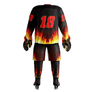 Tela antidesgarro para camisetas de hockey sobre hielo, ropa deportiva profesional con pantalones flexibles para hockey sobre hielo y equipamiento de equipo. - Product Image 2