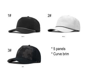 Gorra Deportiva Personalizada con Logotipo de Goma, Impermeable, Transpirable, Estilo Snapback, Tejido de Malla para Uso en Exteriores, Playa y Ocasiones Casuales - Product Image 3