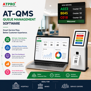 ซอฟต์แวร์จัดการคิว AT-QMS |   การจัดการการไหลเวียนของลูกค้าอย่างชาญฉลาดสำหรับองค์กรบริการยุคใหม่ - Product Image 1