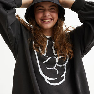 Sudadera con Capucha de Algodón Puro para Invierno, Personalizable con Logotipo, Sudadera con Capucha para Mujer - Product Image 2