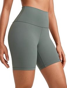 Shorts Deportivos de Cintura Alta para Mujer, Tejidos en Spandex, Color Sólido, Transpirables, Ajustados, para Gimnasio o Ciclismo - Product Image 3