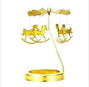Decoración navideña de árbol de metal dorado con adornos colgantes, decoración tradicional para la mesa navideña, decoración para el hogar. - Product Image 6