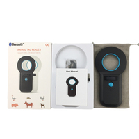Lector de Microchip RFID Portátil FDX-B EMID 134.2KHz W90B, Resistente al Agua, de ABS, para Mascotas, Perros, Gatos, con USB