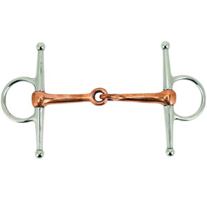 Mors à joues pleines en acier inoxydable de qualité supérieure pour l'entraînement et le contrôle équestre avec options personnalisables - Product Image 1