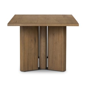 Mesa de Comedor Moderna de Madera Rosalyn, Diseño Rectangular Minimalista, Acabado Natural, Muebles de Comedor para el Hogar, Cocina y Restaurante - Product Image 4