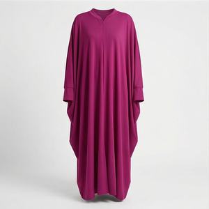 Nueva Abaya para Mujeres Musulmanas, Abayas Personalizadas de Alta Calidad, Ropa Modesta, Vestido Islámico, Precio de Fábrica al por Mayor, Diseño Elegante - Product Image 1