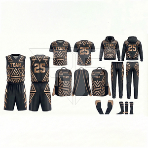 ชุดบาสเก็ตบอลชายคุณภาพสูงแบบสั้น คอมโบเซ็ต 100% โพลีเอสเตอร์ ระบายอากาศ ป้องกันแบคทีเรีย เอวยางยืด ไซส์ใหญ่ - Product Image 4