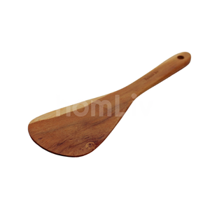 OEM HomLiv Adiva - Cuchara de Arroz de Madera de Teca Natural, Hecha a Mano, Utensilios de Cocina Ecológicos y Sostenibles, Cuchara Espátula de Grado Alimenticio - Product Image 6