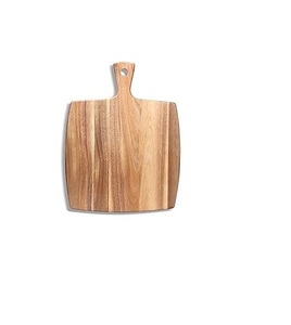 Planche à découper en bois traditionnelle pour légumes, viande, pain, surface de préparation en bois naturel - Product Image 6