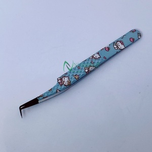 Pince à épiler en acier inoxydable, outil de préhension de précision pour extensions de cils, façonnage des sourcils, utilisation en salon de beauté, professionnel, durable - Product Image 2