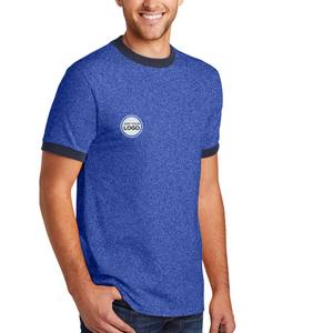 Men <b>ring</b>-spun cotton unisex ringer t shirts - Product Image 1