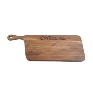 Tabla de Cortar de Madera de Mango con Forma Única, Tabla de Cortar Personalizada de Alta Calidad, Tabla para Servir Queso, Hecha a Mano y Duradera - Product Image 1